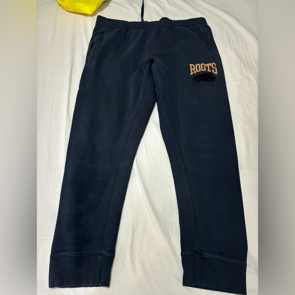 Roots Kids Black Sweatpants